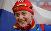 Ольга Вилухина - третья в гонке преследования, первое место - у Кузьминой